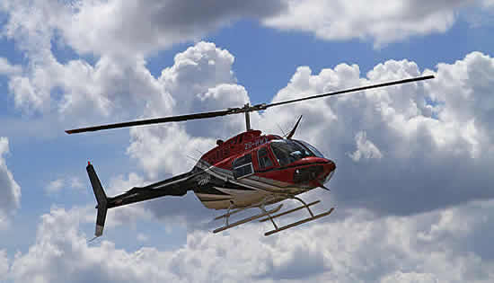 Chartered helicopter adventure flights or game census
